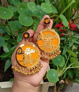 Dulhan ki Haldi Earring For Bride Acrylic Earring for Women & Girls