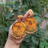 Dulhan ki Saheli Earring For Bride Acrylic Yellow Earring for Women & Girls