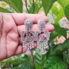 Jhumka Earrings – Small Oxidized Silver Lightweight Radha Krishna Design for Girls & Women