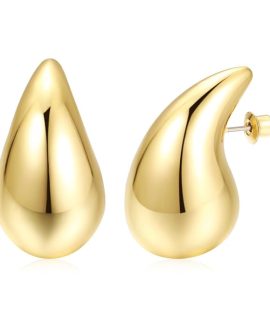 Trendy water drop earrings for women Korean Design Earrings | Western Earing Light Wight Stylish Gold Color